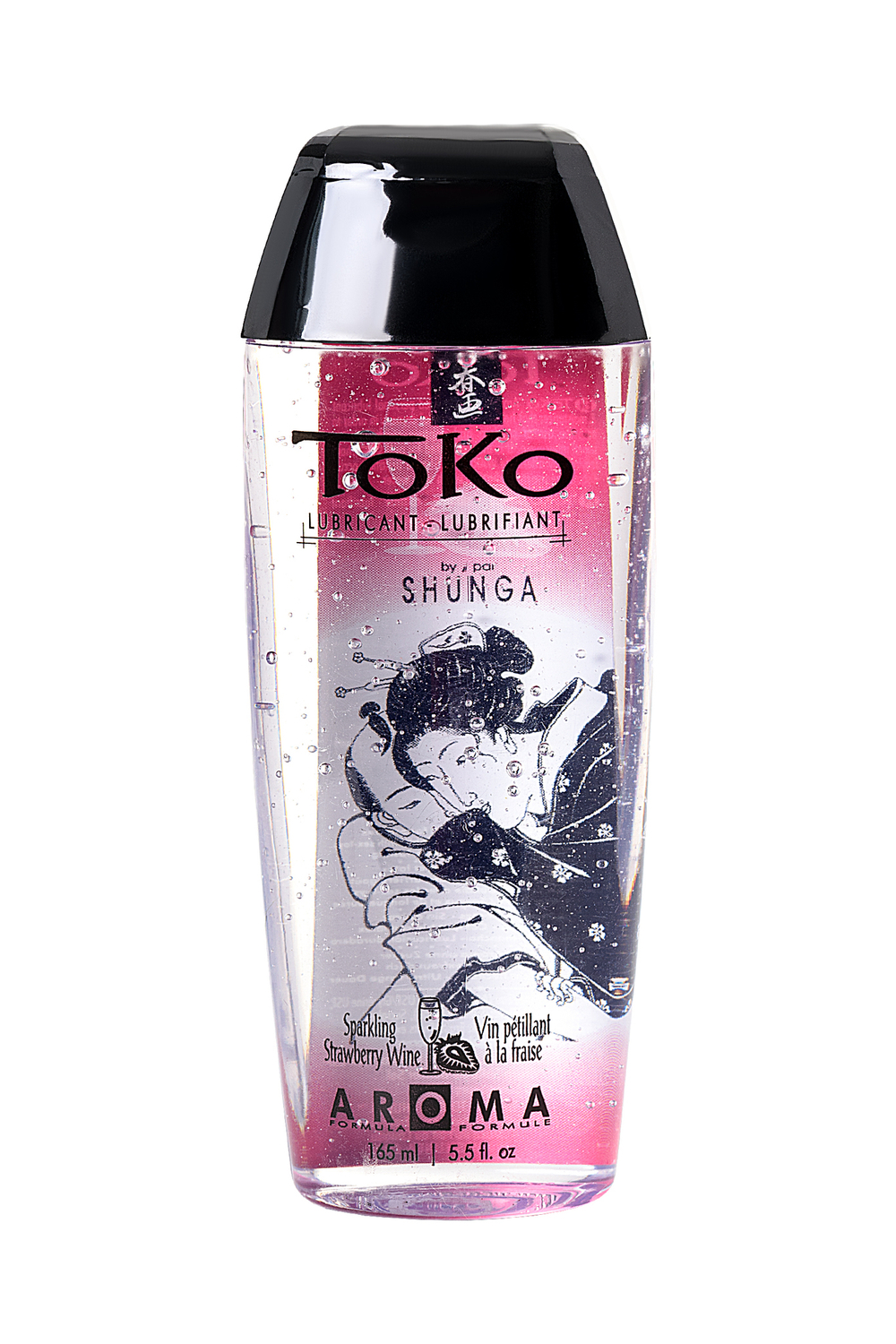 Shunga Toko Aroma на водной основе, клубника и шамп, 165 мл