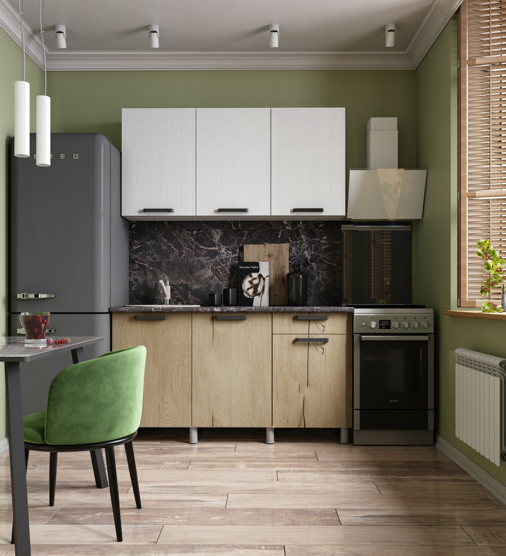 Кухня БЕРН готовое решение 1,5м