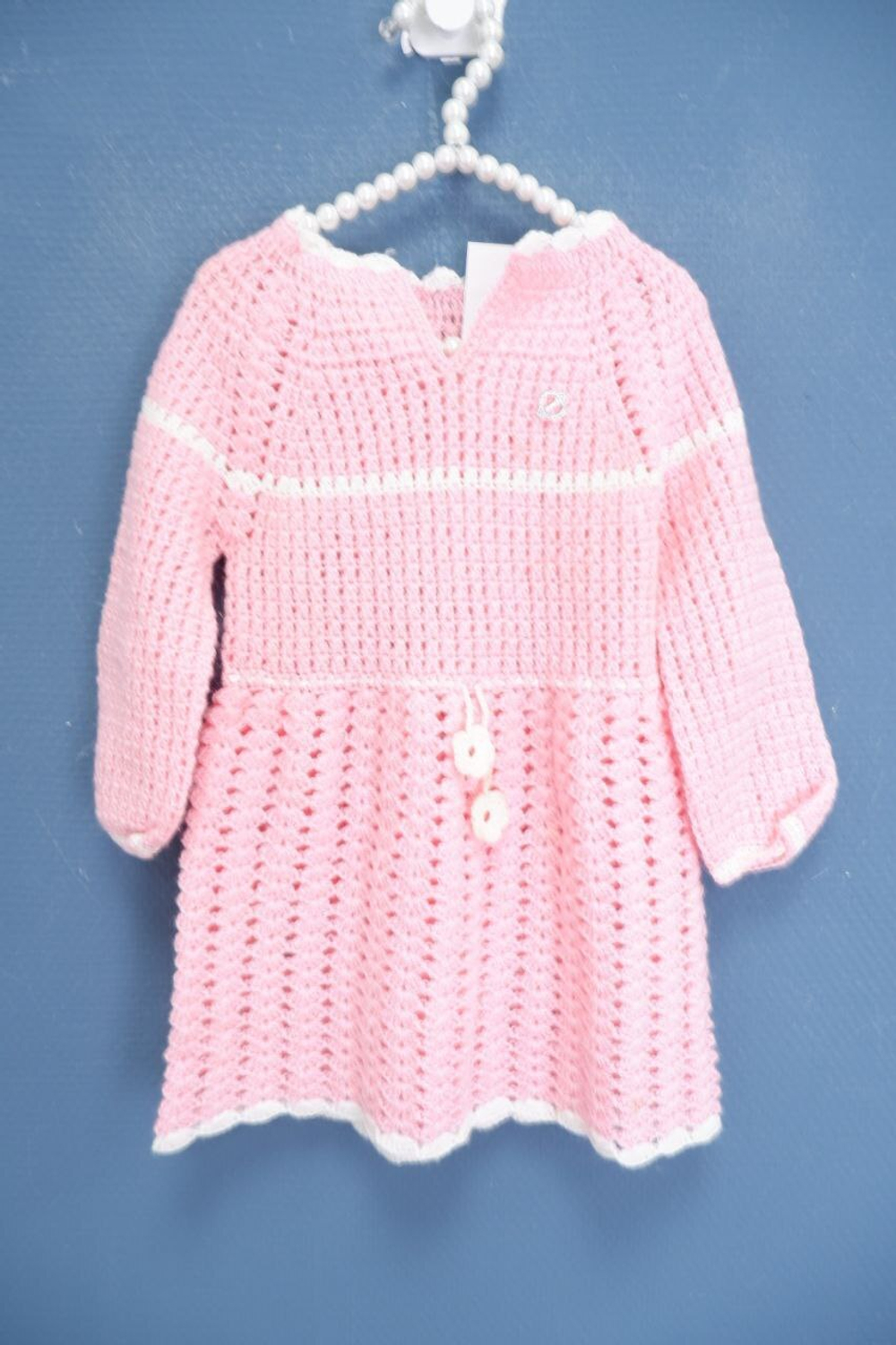 Платье вязаное на 1 год