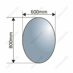 Зеркало интерьерное Melana MLN-M002 60x80