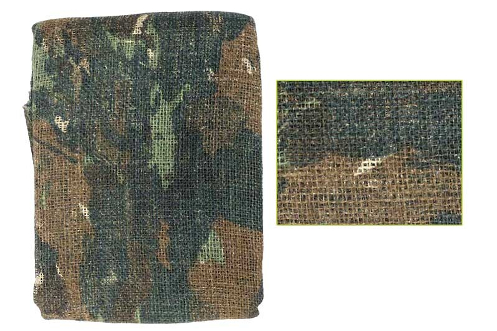 Бурлап (камуфляжная мешковина) Нитекс  Лес 1.4х53 м