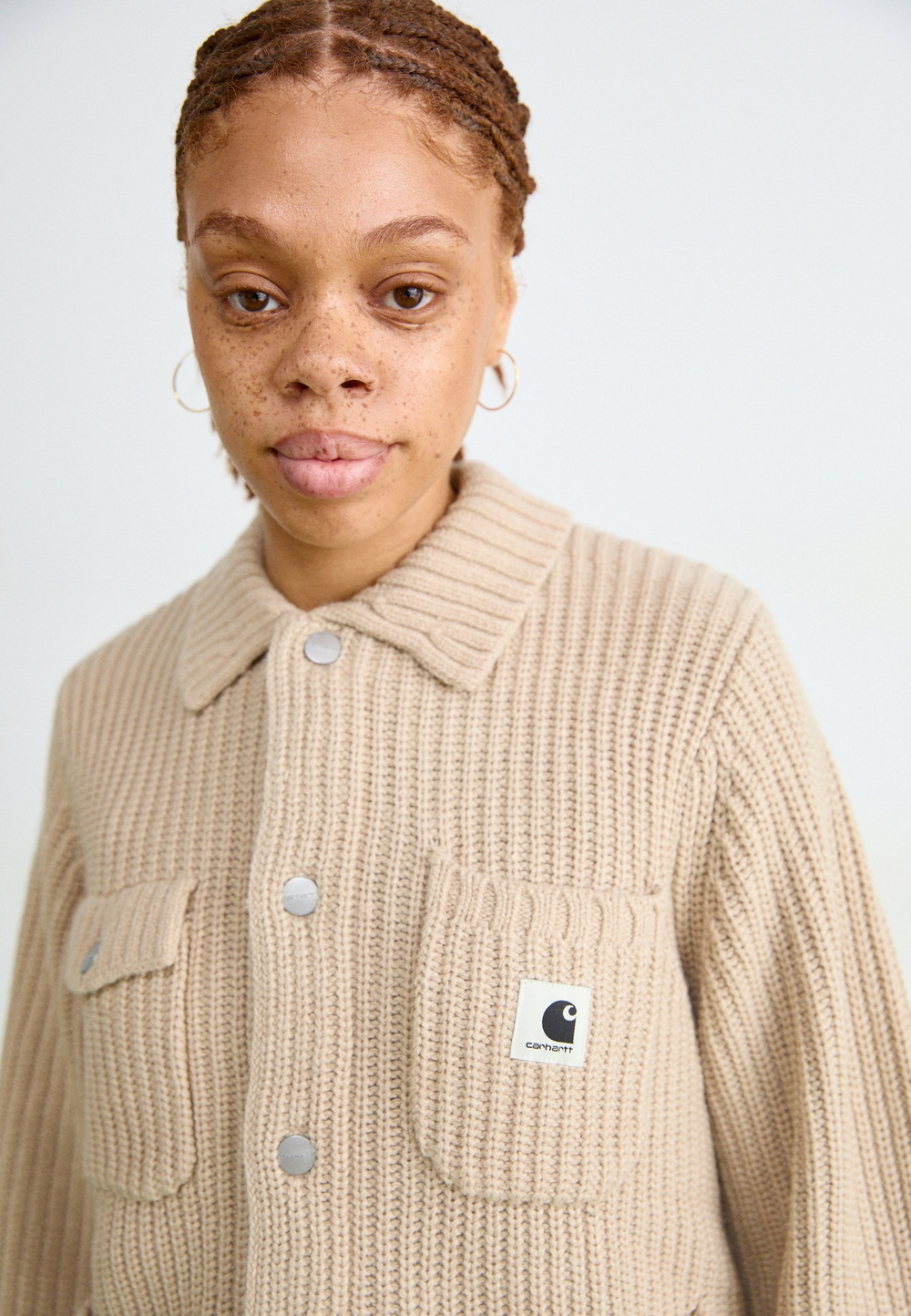 Carhartt WIP MICHIGAN - Кардиган - Бежевый