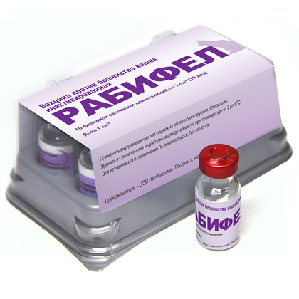 РАБИФЕЛ Вакцина против бешенства кошек инактивированная