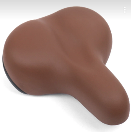 Седло, 250*205мм, коричневое, Vinca Sport VS 190 brown