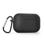 Чехол K-Doo Protective Case для AirPods 3 силиконовый с карабином (черный/черный бампер)
