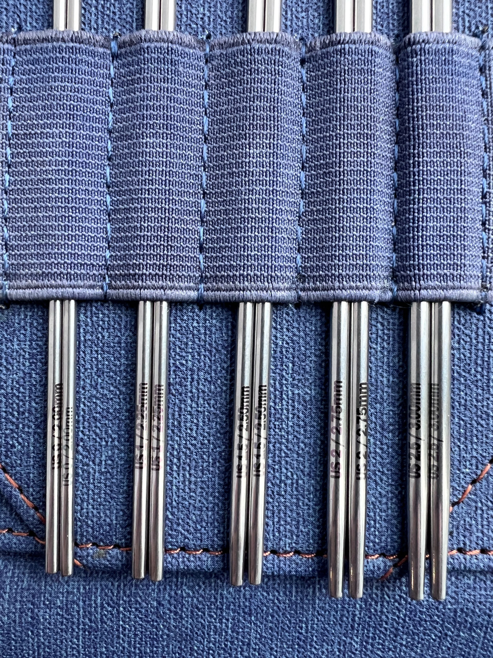 Набор съемных стандартных спиц 12см/5пар Flight Mini Denim Lykke