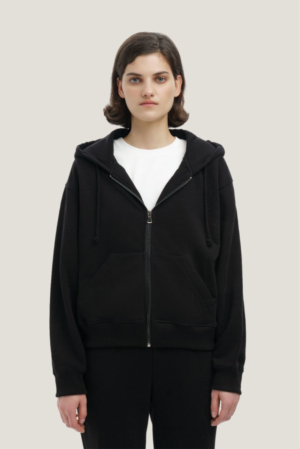 Худи Weme на молнии Оверсайз черный