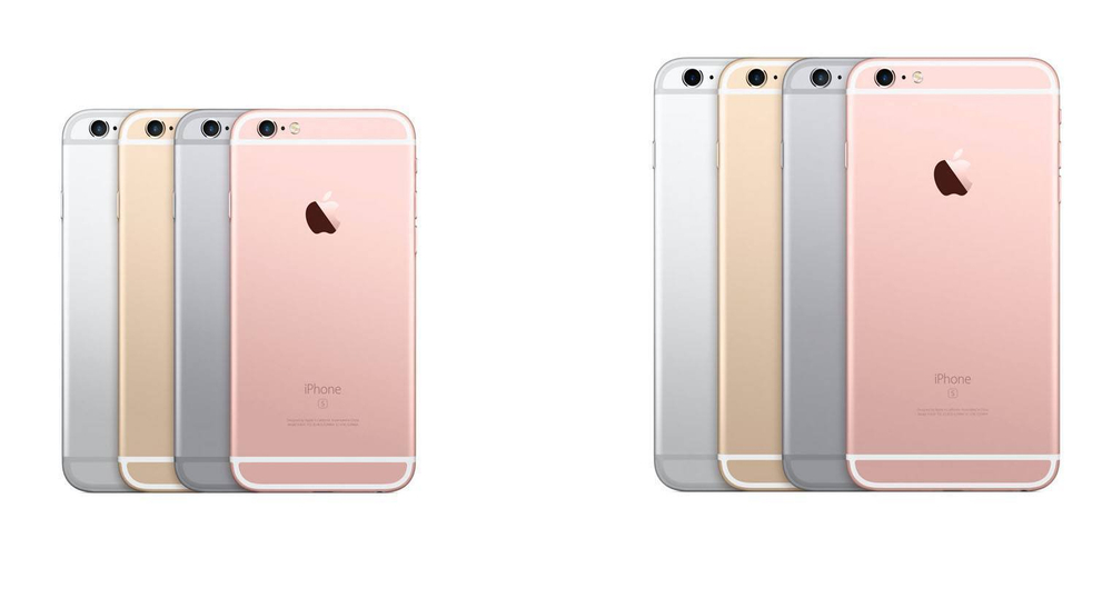 Корпус, крышка, задняя часть iPhone 6S (белый/черный/золото/розовое золото)