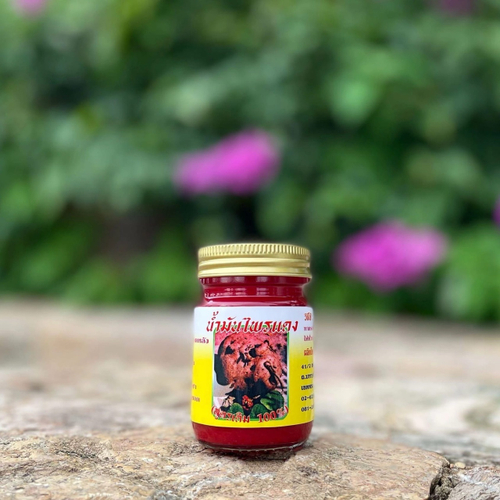 Красный тайский бальзам на основе Пурпурного Имбиря Hamar Osoth
