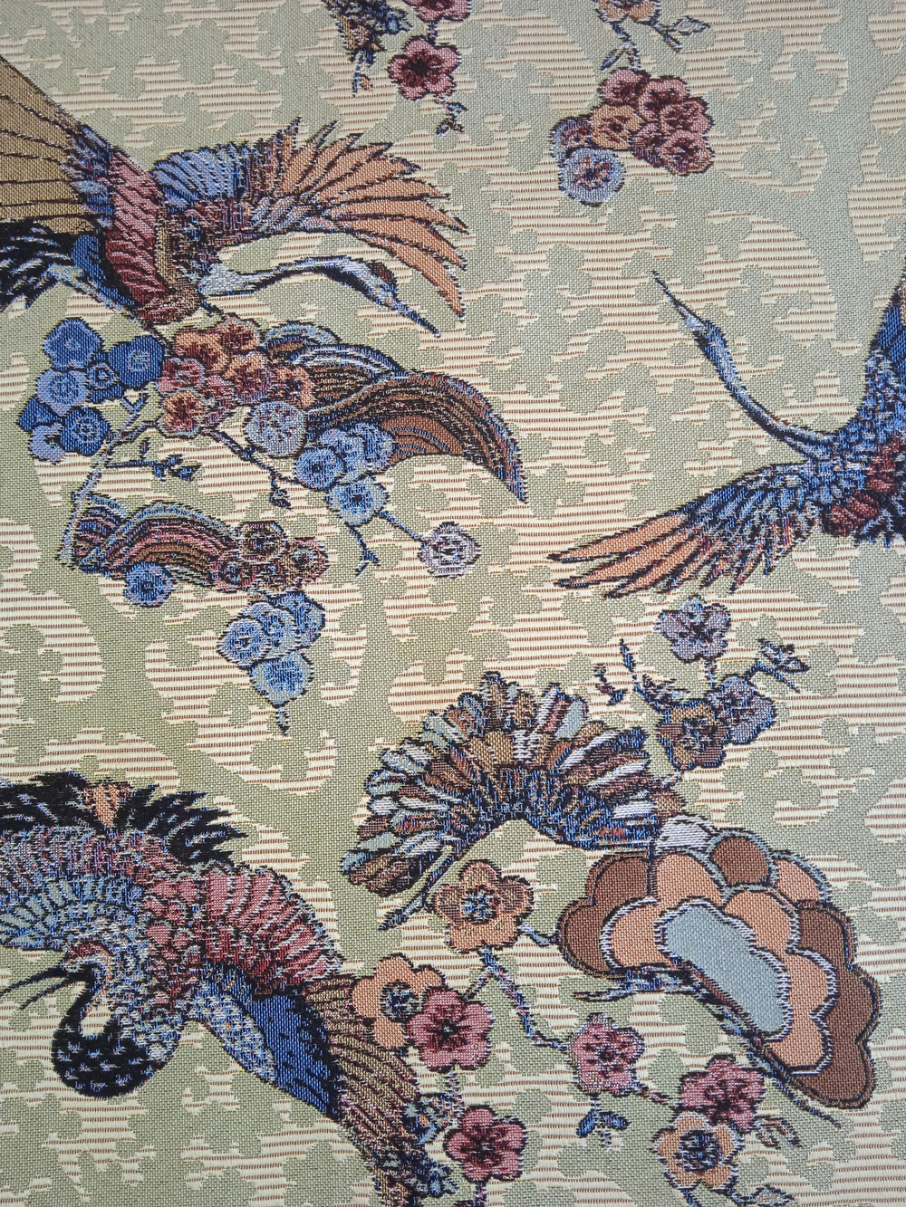 Покрывало гобеленовое Журавли 2-спальный (180х200)