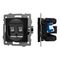 Механизм компьютерной розетки двойной SCT-MPC2-PL-BK-V (RJ-45, CAT6) Arlight 049853