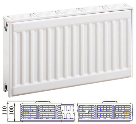 Радиатор стальной 22 500 х 800 Prado Classic