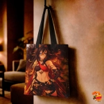 Сумка шоппер с принтом Genshin Impact