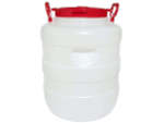 Бочка 40л Дачная круглая белая