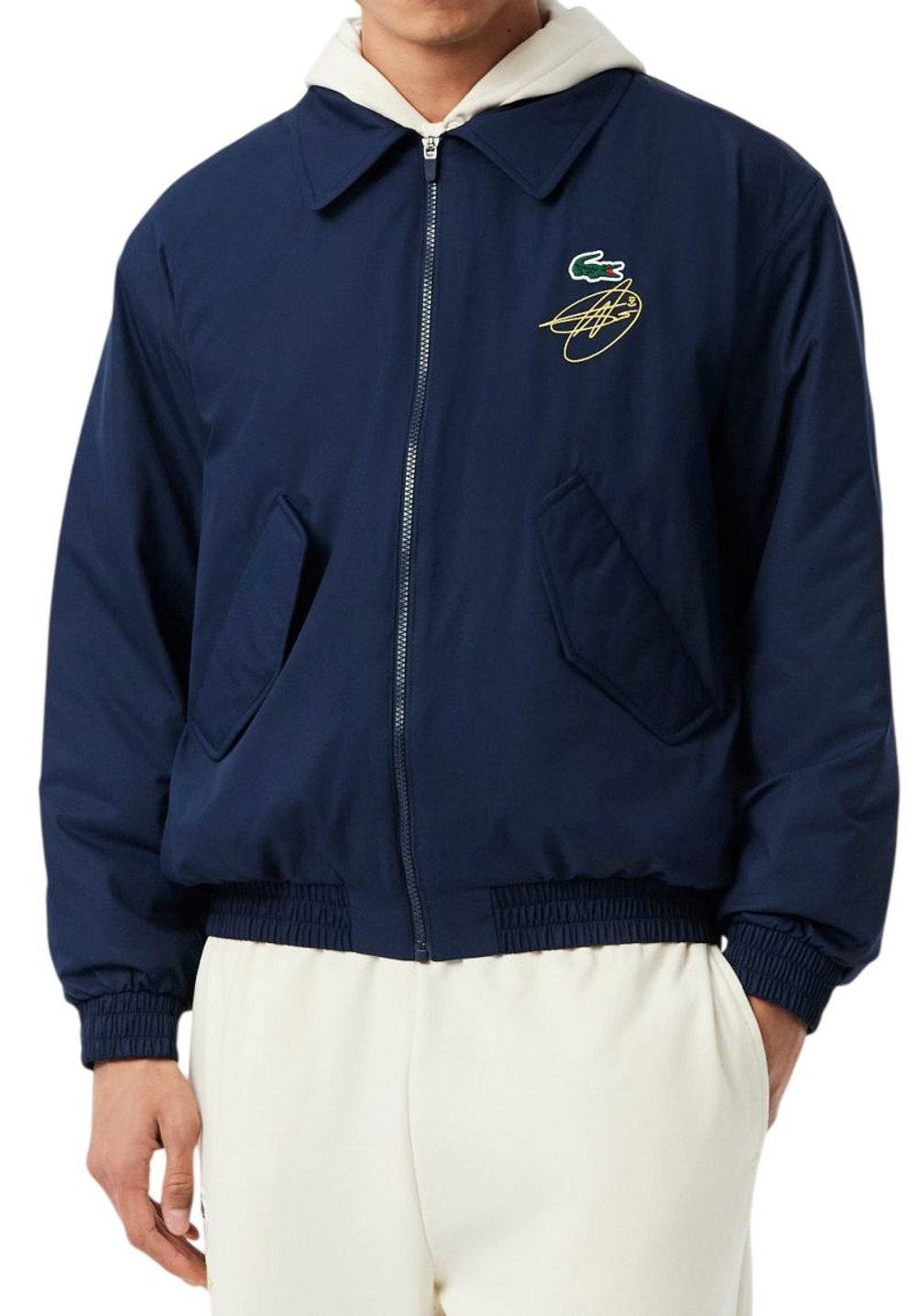 Куртка теннисная Lacoste Tennis x Novak Djokovic - navy blue