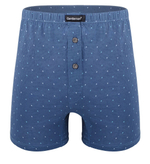 Мужские трусы-шорты в крапинку (Размер: XXL) (Цвет: синий)