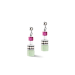 Серьги-пусеты Coeur de Lion Multicolour Gemstone 4709/21-1561