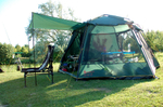 Шатер TRAMP Mosquito Lux Green (V2), артикул TRT-87, цвет Зеленый