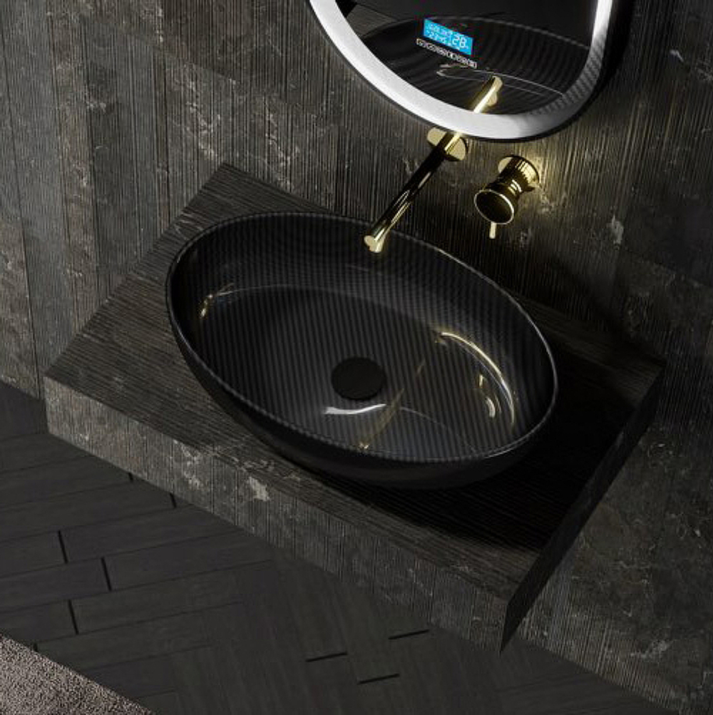 Раковина-чаша Abber Karbon 60 AK2041 Черная