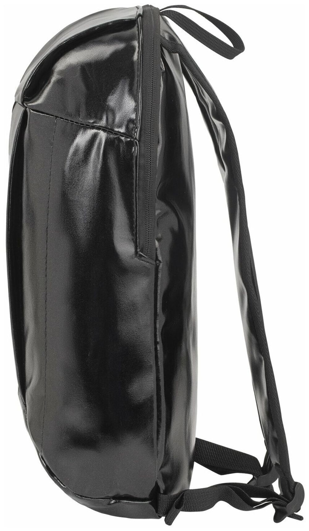 Рюкзак STAFF FASHION AIR компактный, блестящий, "DВИЖ", черный, 40х23х11 см, 270299