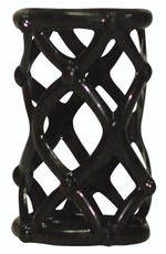 Чёрная насадка-сетка на пенис Orgasmus Wunder (Цвет: черный)