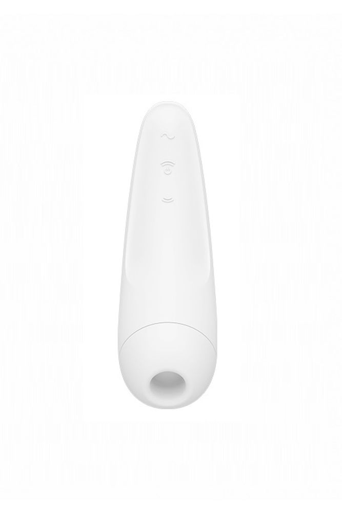 Вакуумный массажер с Вибрацией Satisfyer Curvy 2 Plus белый