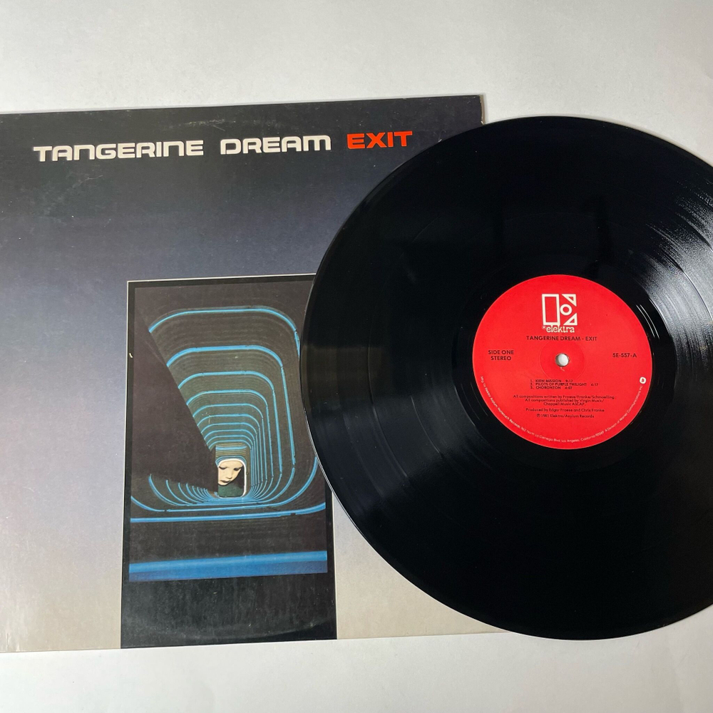 Винтажная виниловая пластинка LP Tangerine Dream Exit (USA 1981) Kiew Mission