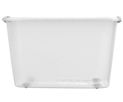 Ящик универсальный Мегабокс АльтПласт (56л) с крышкой, на колёсах