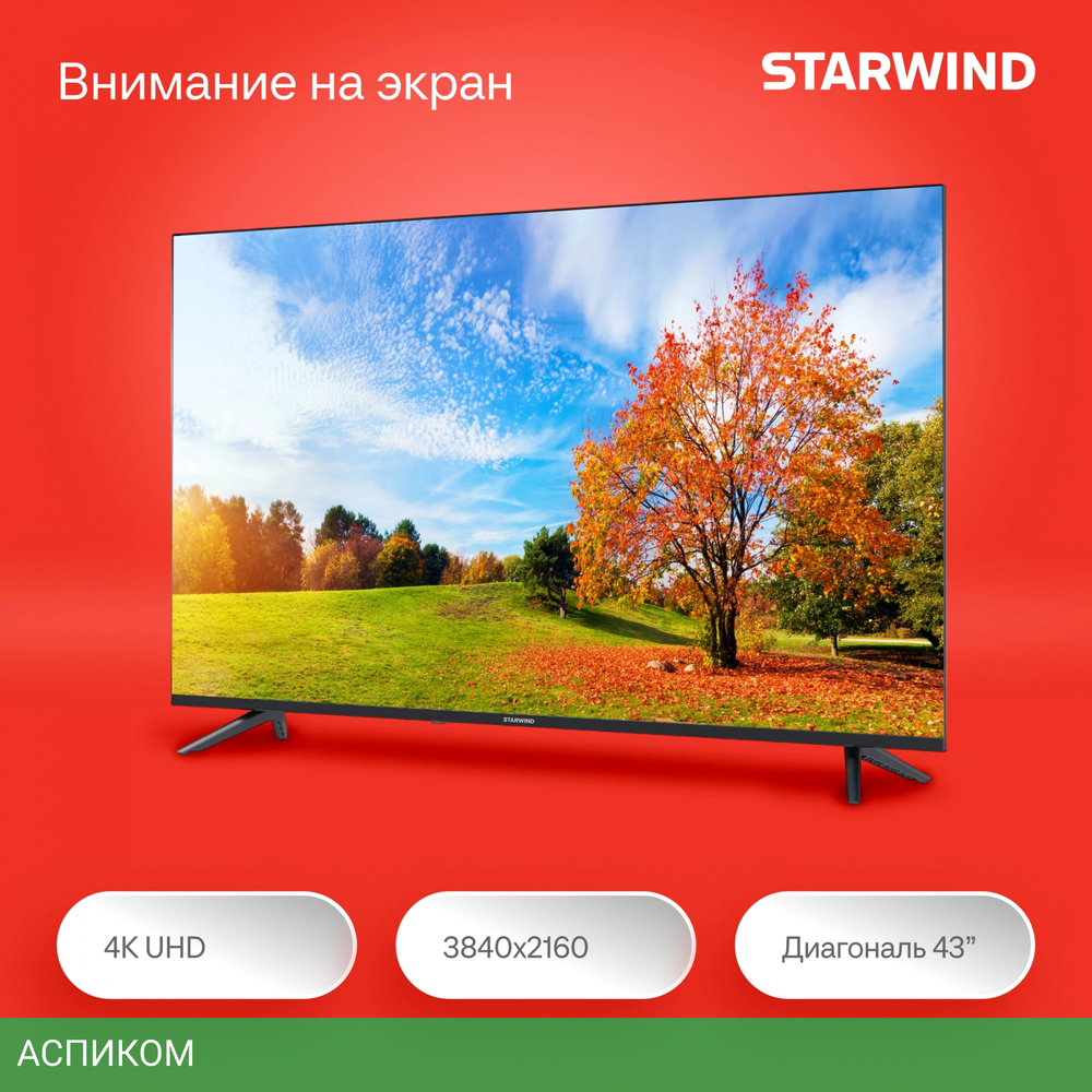 Телевизор LED Starwind 43" SW-LED43UG403