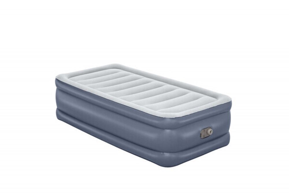 Кровать надувная Tritech Air Mattress Twin,191*97*51 см, встроенный насос 220В, Bestway (6713G)