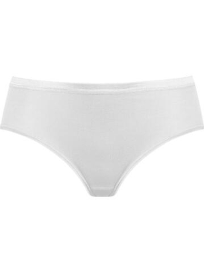 Гладкие трусики-слипы средней посадки (Размер: M) (Цвет: бежевый)