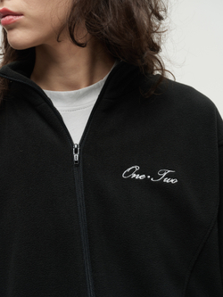 Zip-Up Sweatshirt Black