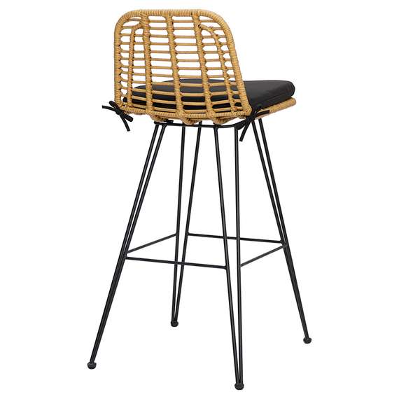 Барный стул Vetle Flat, светлый ротанг