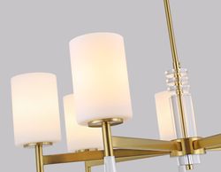 Ambrella Люстра со стеклянными плафонами на штанге Modern LH56263