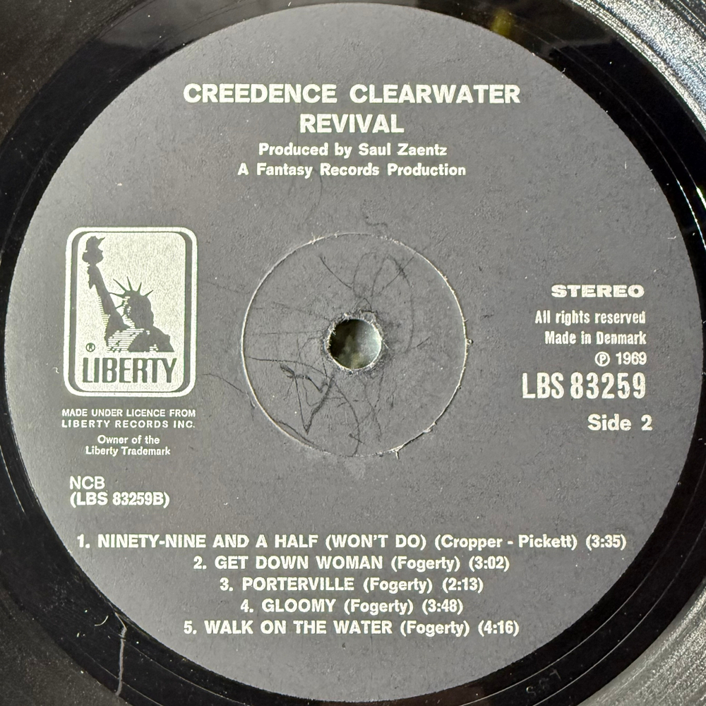 Creedence Clearwater Revival ‎– Creedence Clearwater Revival (Дания 1969г.)