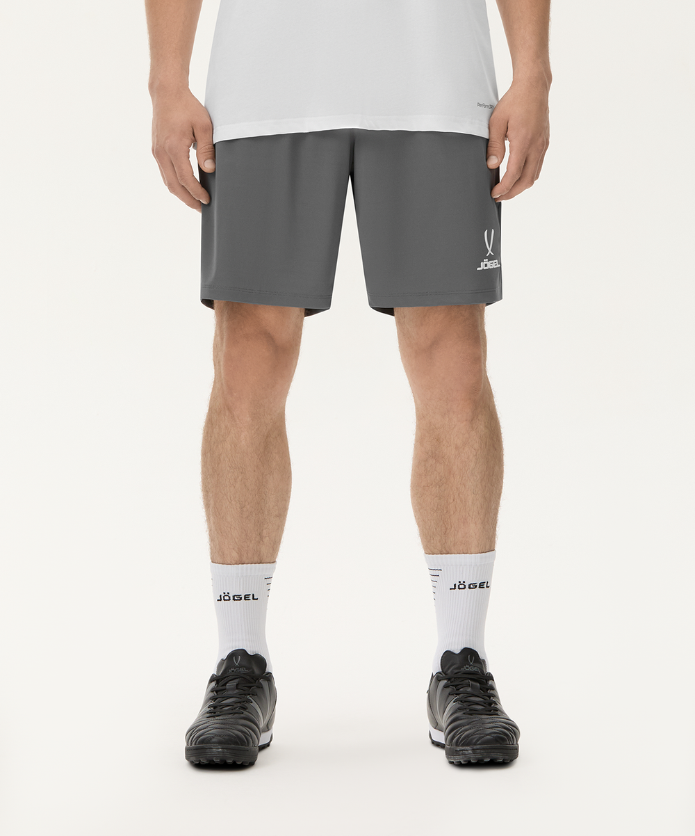 Шорты тренировочные c карманами JÖGEL PREMIER PerFormDRY Training Shorts, темно-серый