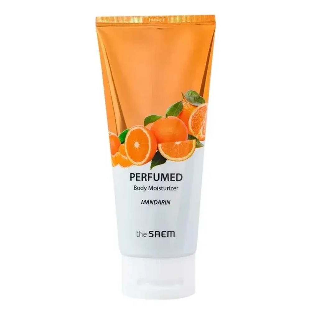 The Saem Perfumed Body Moisturizer Mandarin, 200ml - Парфюмированный крем для тела с ароматом цитруса