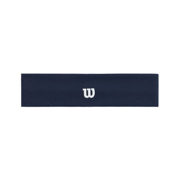Теннисная бандана Wilson Logo Wide Повязка на голову теннисная - classic navy