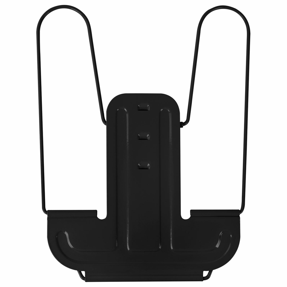 Подставка для книг и учебников BRAUBERG LINE+ металлическая черная европодвес (6 штук в упаковке)