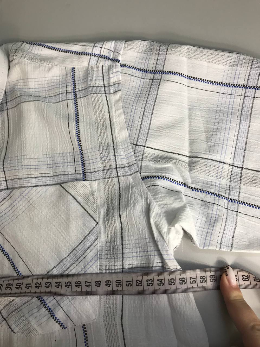 Рубашка для летнего образа, визуально на 54 размер