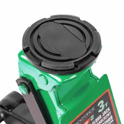 Домкрат подкатной гидравлический двухпоршневой 3т (h min 85мм, h max 430мм) RockForce RF-T830018 HT