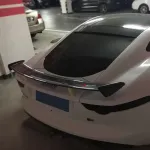 Карбоновый спойлер на крышку багажника для Jaguar F-Type 2015-2018 Ягуар