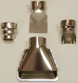 Фен промышленный-строительный Partnertool PHG2200ESET, 2.2кВт, с ПЛАВНОЙ регулировкой температуры 600С, 500л/мин, 4насадки, КЕЙС, профессиональная серия