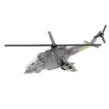 Машина металл ВЕРТОЛЕТ, 15 см, открыв. каб., подв.дет., инерц., кор. Технопарк