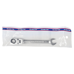 Ключ трещоточный комбинированный с шарниром 10 мм KING TONY 373010M