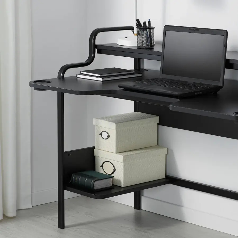 Игровой стол -  IKEA FREDDE/STYRSPEL, ФРЕДДЕ/СТУРСПЕЛ, 140х74х73 см, черный