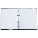 Тетрадь на кольцах А5 175х215 мм, 120 л., твердый картон, клетка, BRAUBERG, "SpaceX", 404081