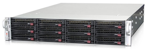 Сервер Supermicro SuperStorage 5028R-E1CR12L без процессора/без ОЗУ/без накопителей/количество отсеков 3.5" hot swap: 12/1 x 920 Вт/LAN 1 Гбит/c