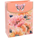 Пакет подарочный «Изящные цветы» 18*23*8 см, микс