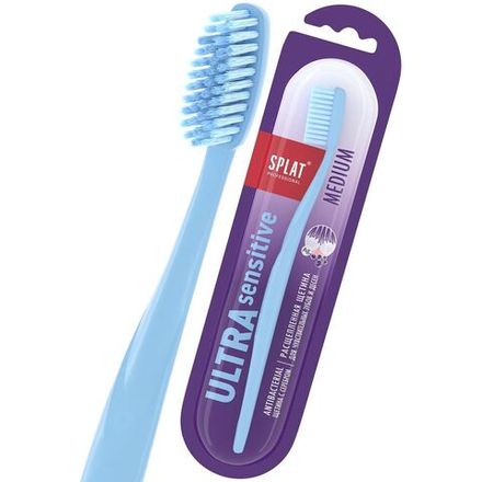 SPLAT Professional Зубная щетка Ультра Сенситив, средняя, шт., блок 12шт., Сплат